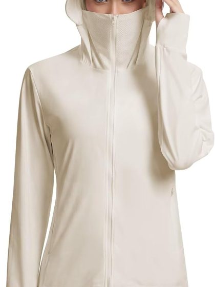 Womens UPF 50+ Sun Protection Jacket Cooling SPF UV Clothing